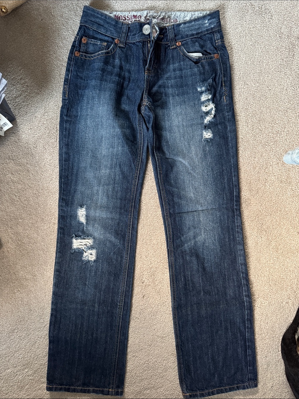Mossimo Supply Co Distressed Boyfriend Jeans